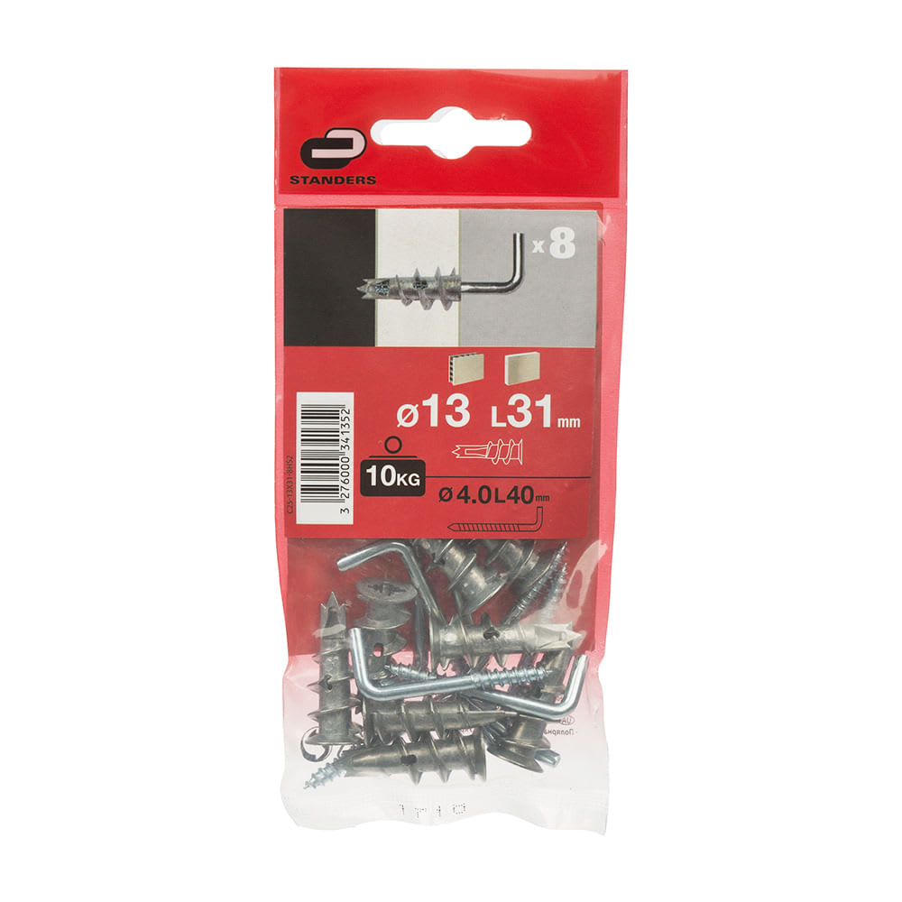 ALCAYATA 13X31MM X 8 UNIDADES STANDERS1