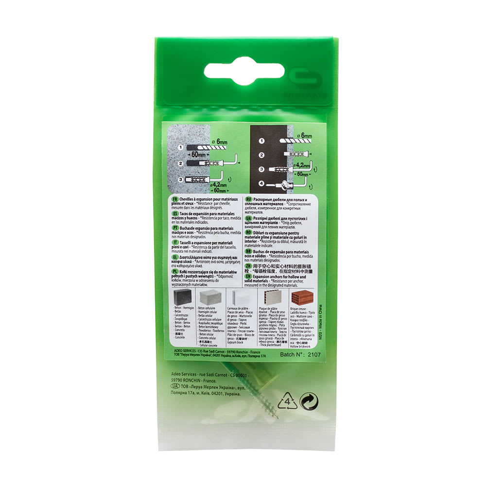 ALCAYATA 6X40MM X 1 UNIDAD STANDERS1