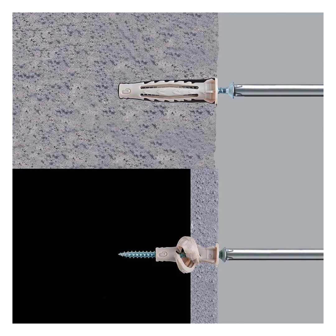 SET TORNILLO + TARUGO 6X40MM X 20UND & 8X50MM X 15UND STANDERS4