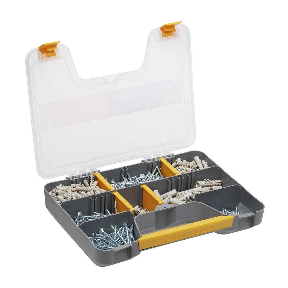 SET TORNILLO + TARUGO VARIADO X 345 UNIDADES STANDERS1