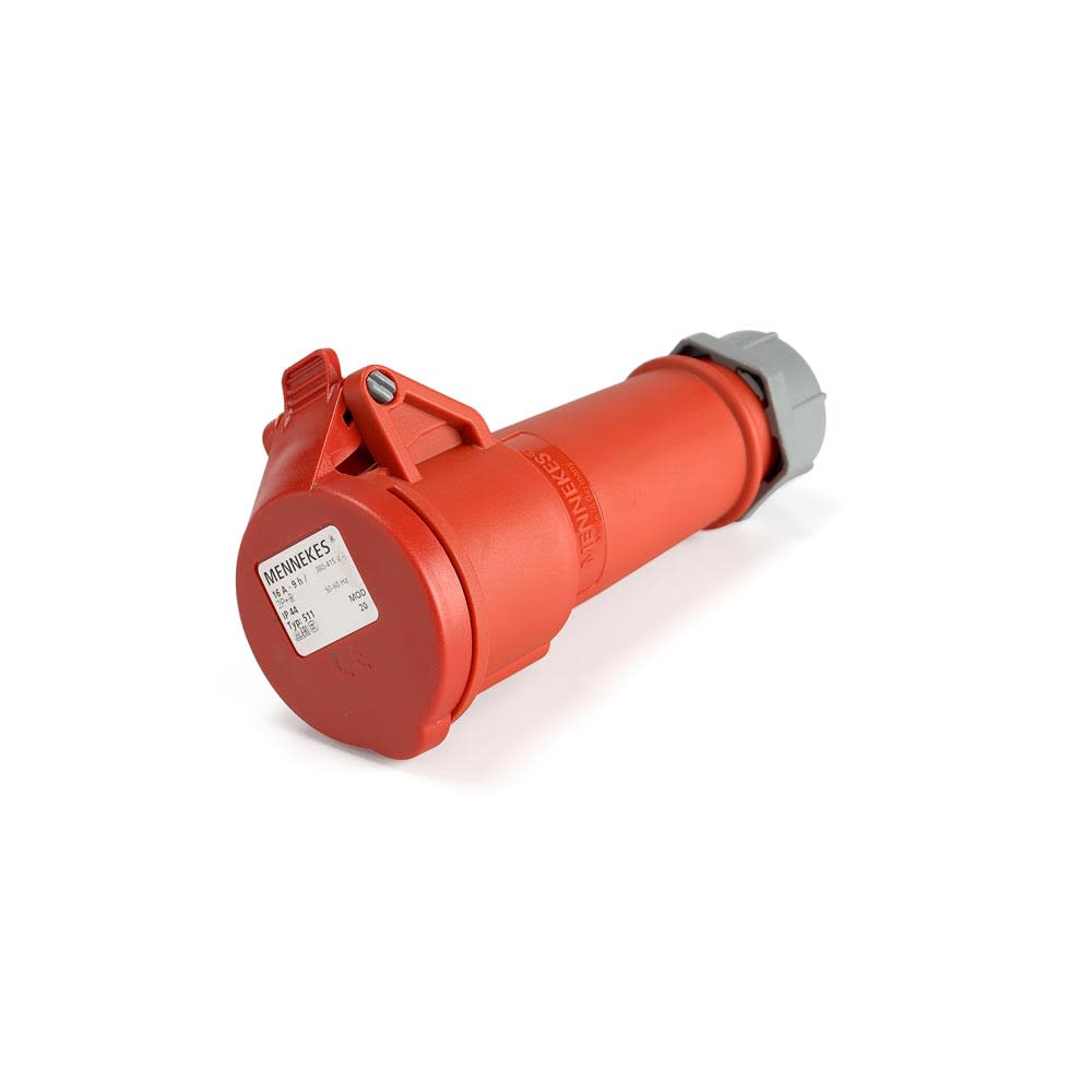 TOMA AEREA IP44 16A 2P + LINEA TIERRA 415V 9H MENNEKES