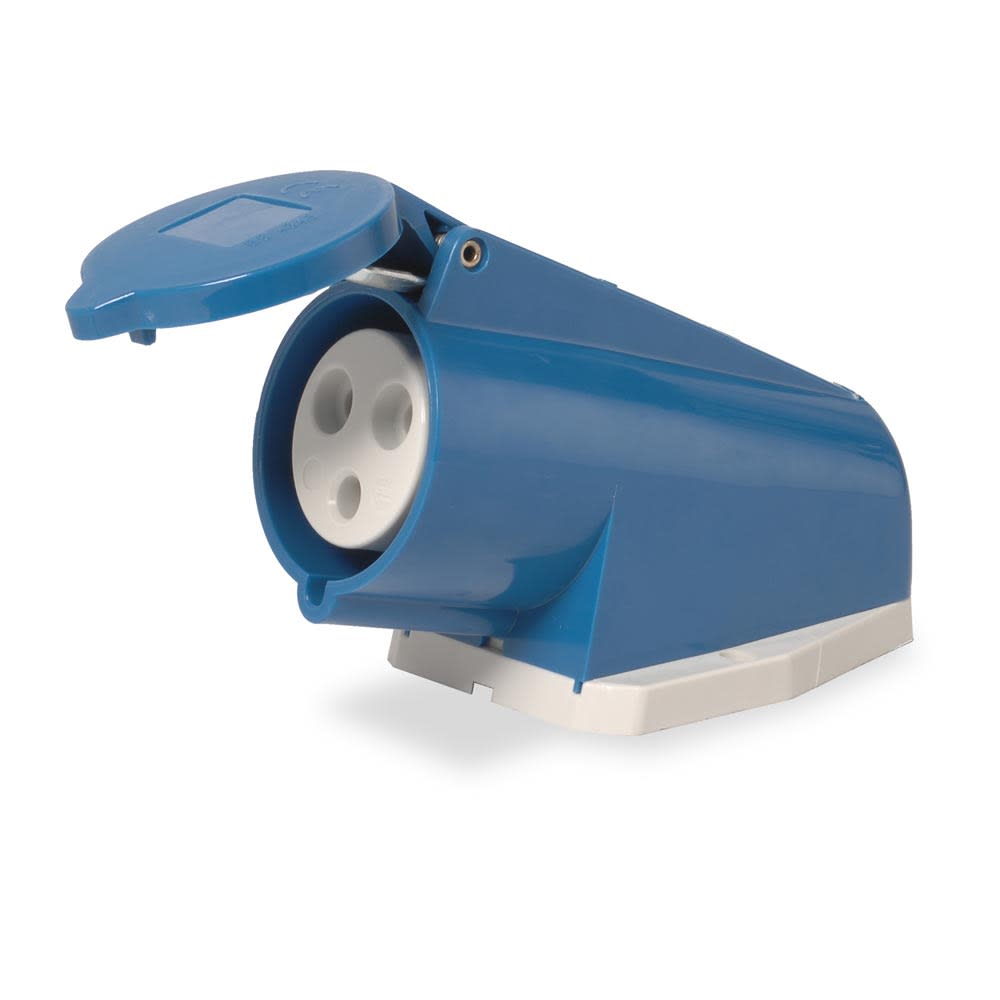 TOMA VISIBLE IP44 32A 2P + T 250V 6H MENNEKES