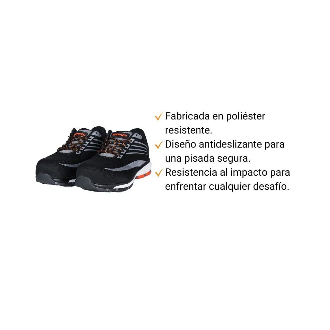 ZAPATILLA DE SEGURIDAD ORCA TALLA 42 WERKEN9