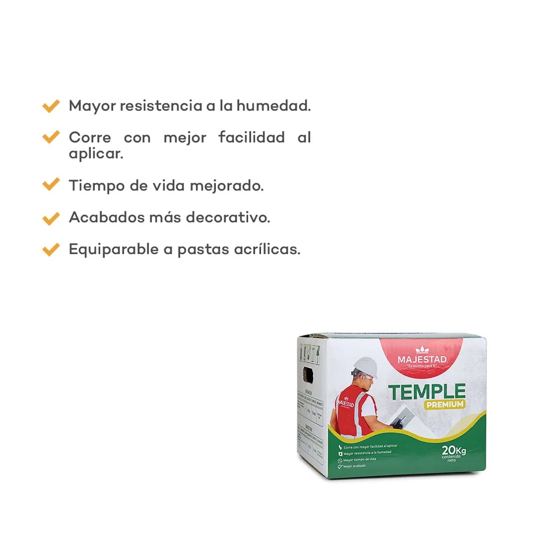 PINTURA TEMPLE PREMIUM BLANCO MATE 20KG MAJESTAD3