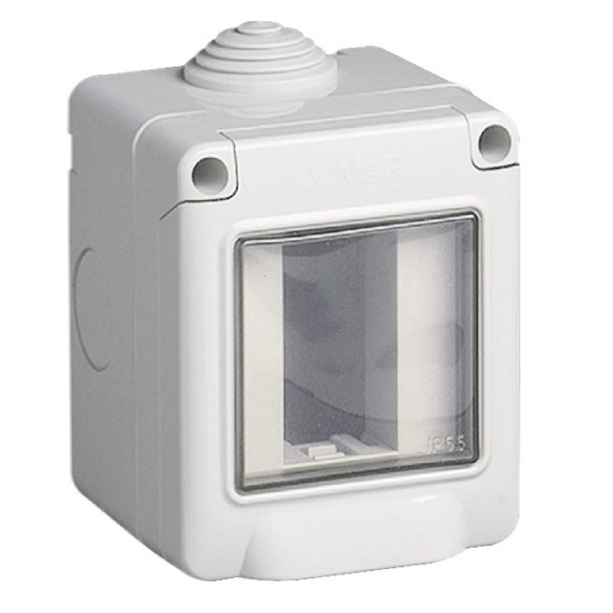 CAJA HERMETICA PARA ADOSAR IP55-1 MODULO (LINEA PLANA) VIMAR1