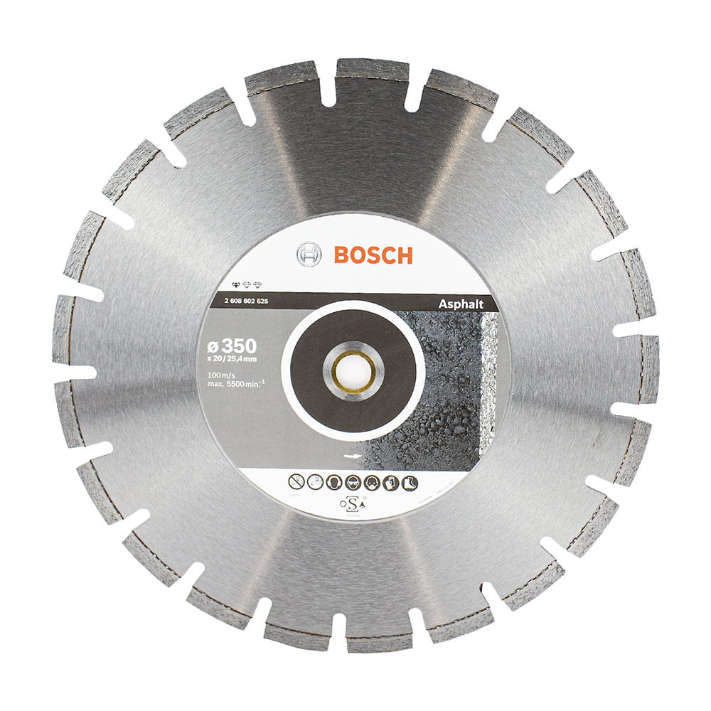 DISCO DIAMANTADO 350X20/25,40X3,2X10MM STANDARD PARA ASFALTO BOSCH1