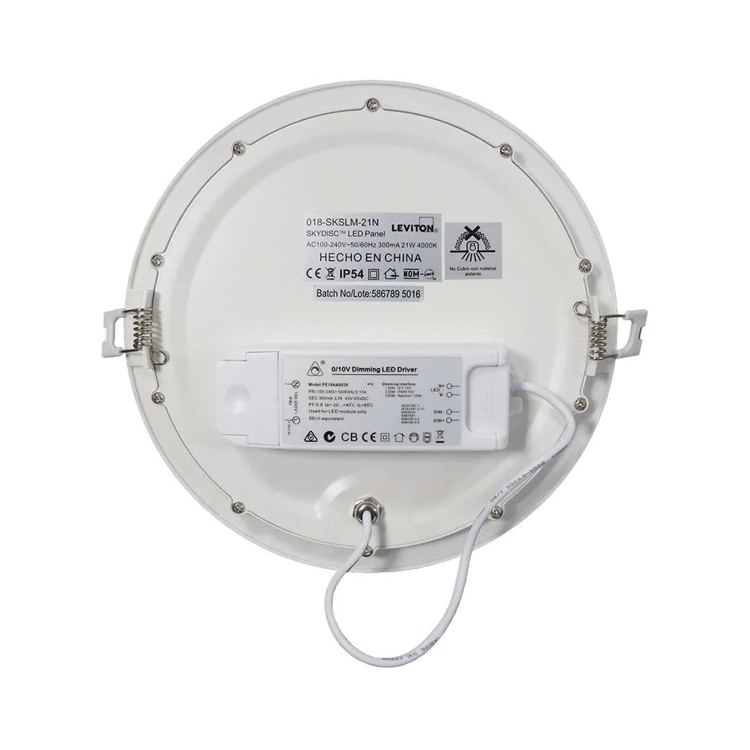 DOWNLIGTH LED SLIM ATENUABLE 21W 4000K 277V LEVITON2