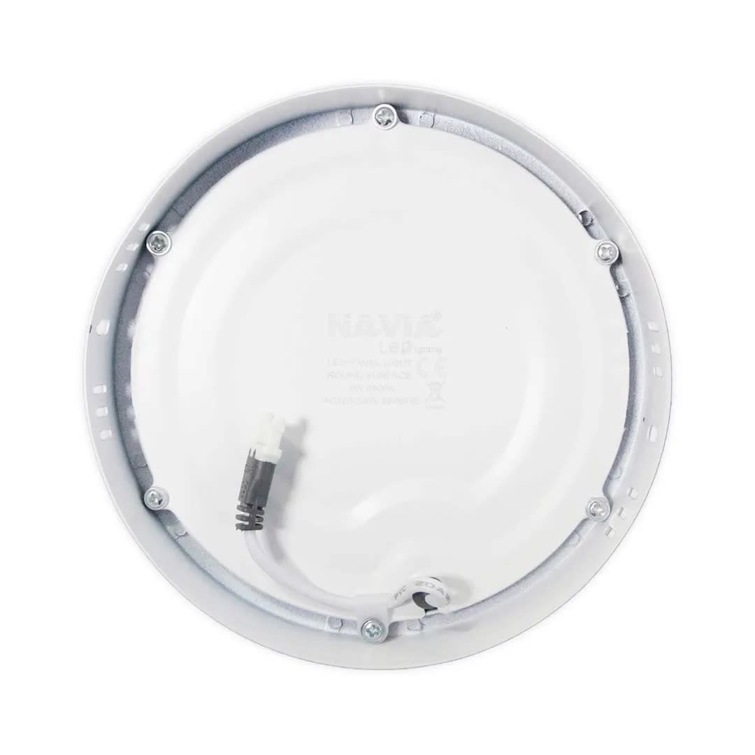 DOWNLIGHT CIRCULAR ADOSADO 9W 6500K 240V RA80 NAVIA1