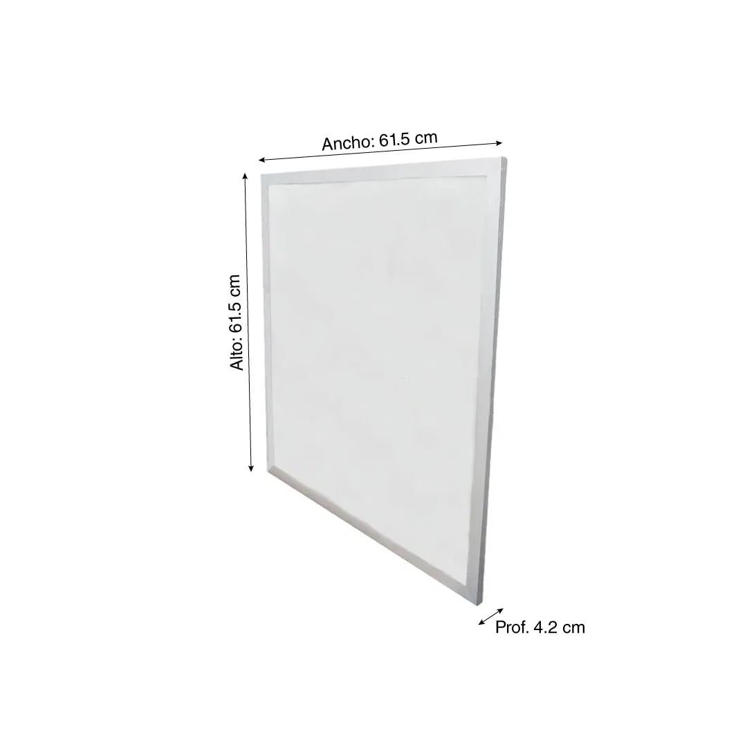 PANEL LED 34W 60X60CM BLANCO DE ALUMINIO/POLICARBONATO LEVITON3