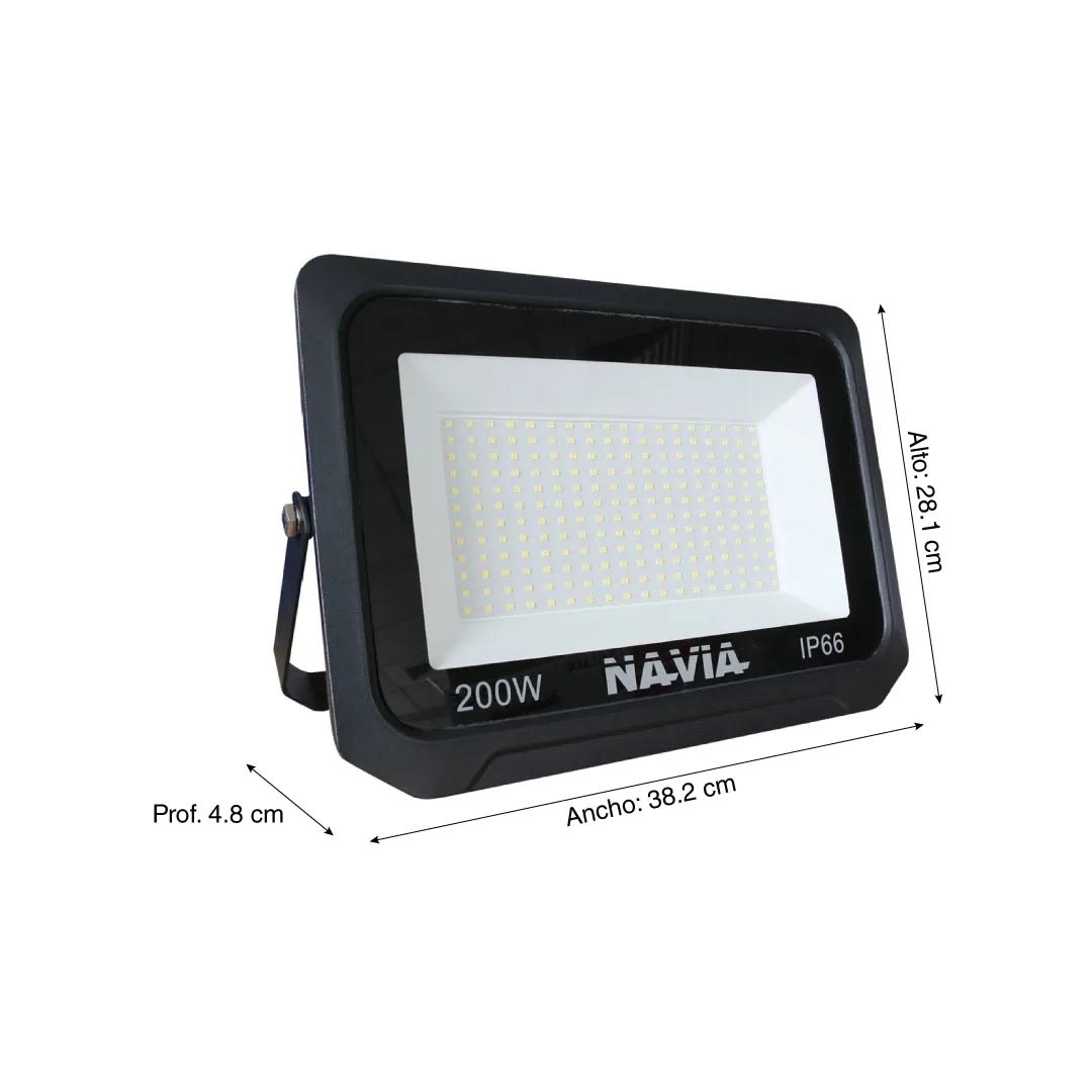 REFLECTOR LED 200W NEGRO NAVIA3