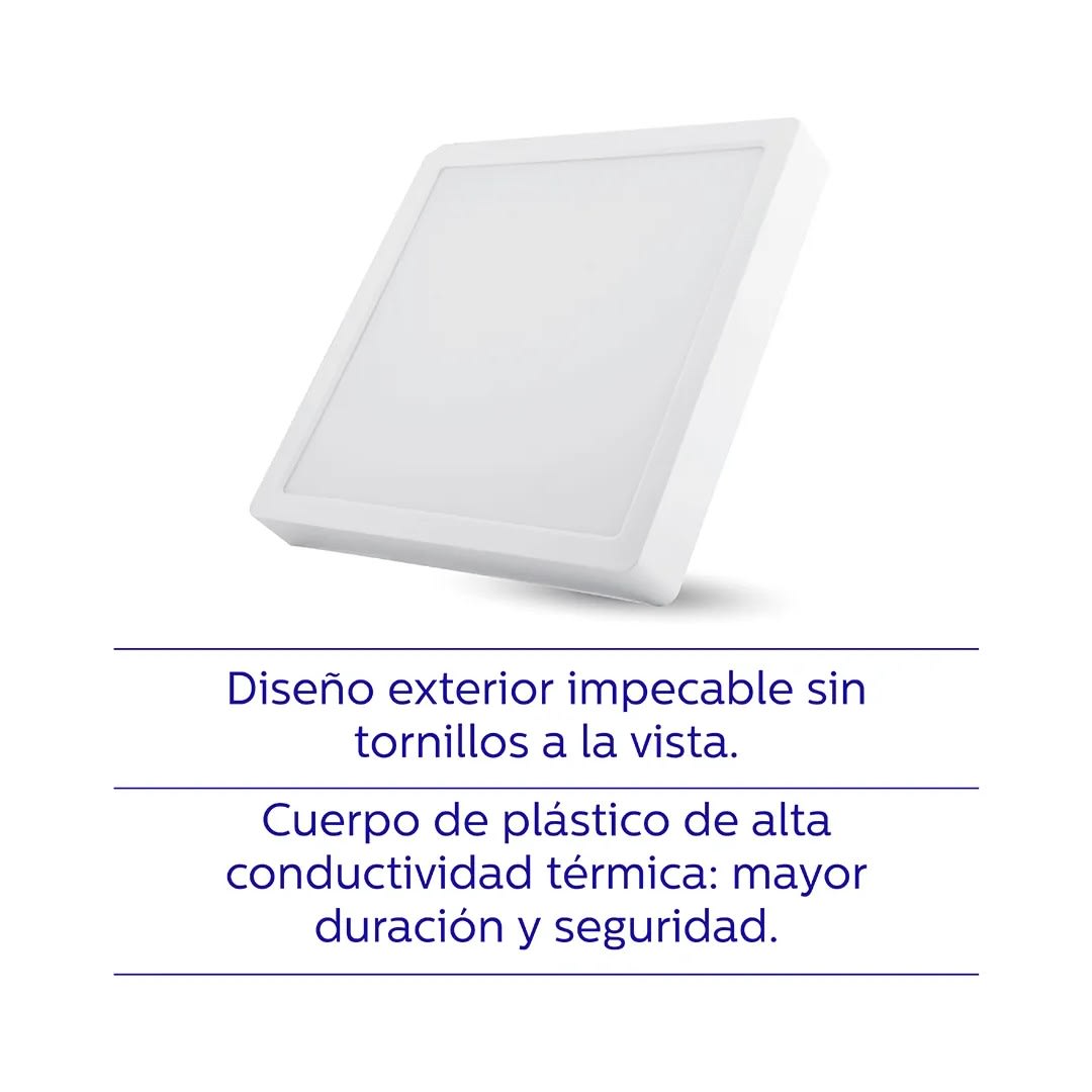 PANEL LED ADOSABLE ELEGANT CUADRADO 36W LUZ FRIA WELLMAX-SAMSUNG1