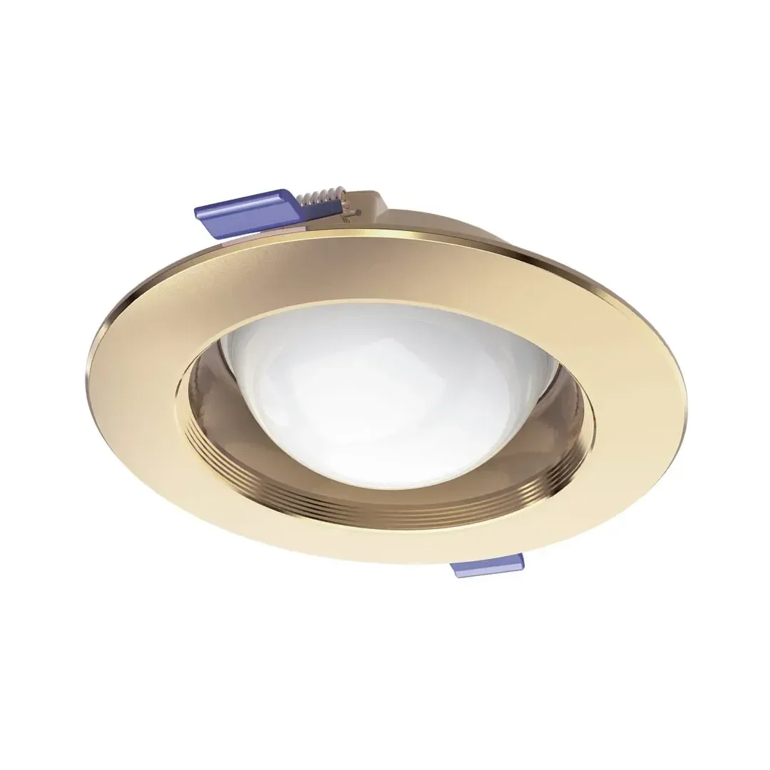 SPOT LED SATURNO DORADO PARA CAJA OCTOGONAL 6W LUZ CALIDA WELLMAX-SAMSUNG1