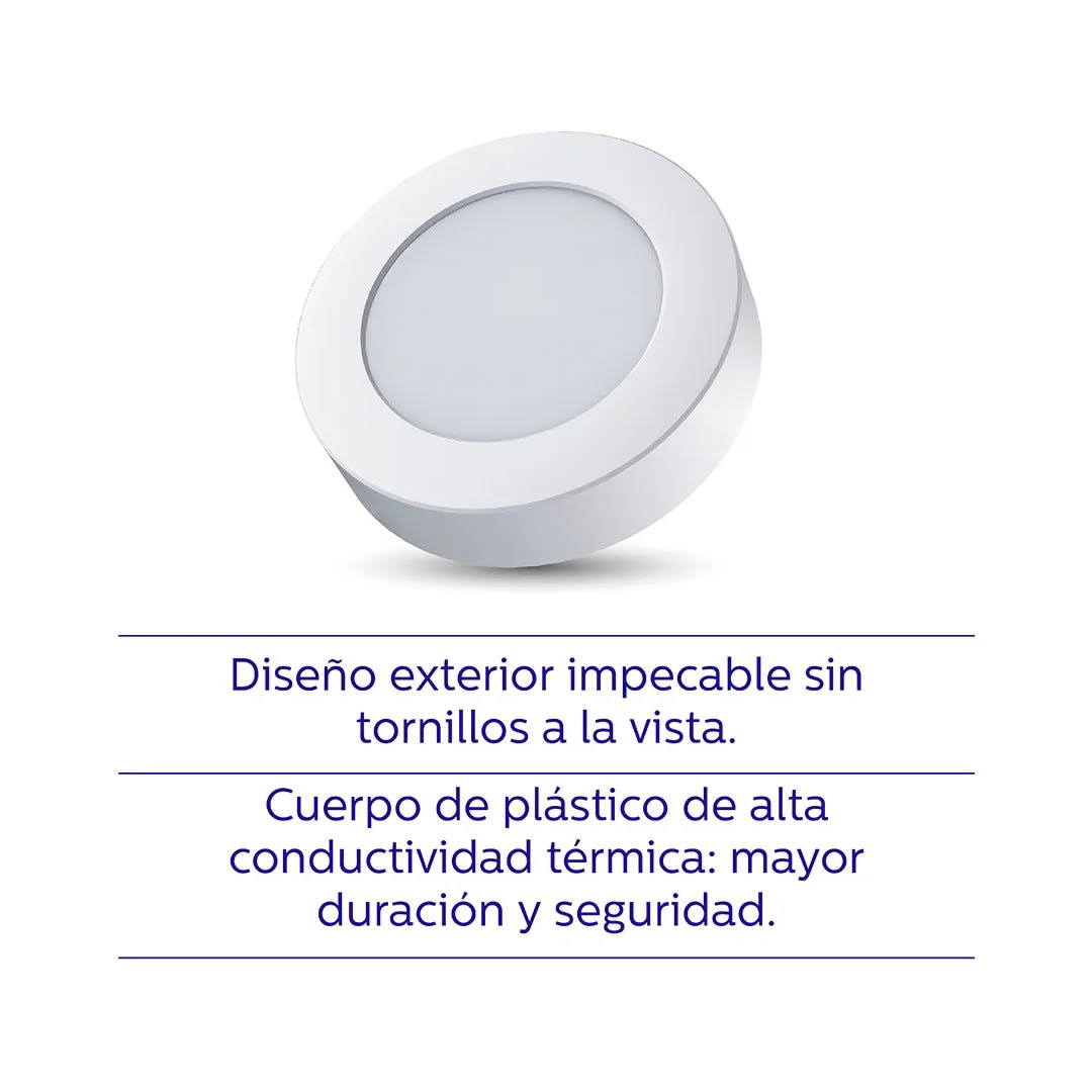 PANEL LED ADOSABLE ELEGANT REDONDO 6W LUZ FRIA WELLMAX-SAMSUNG1