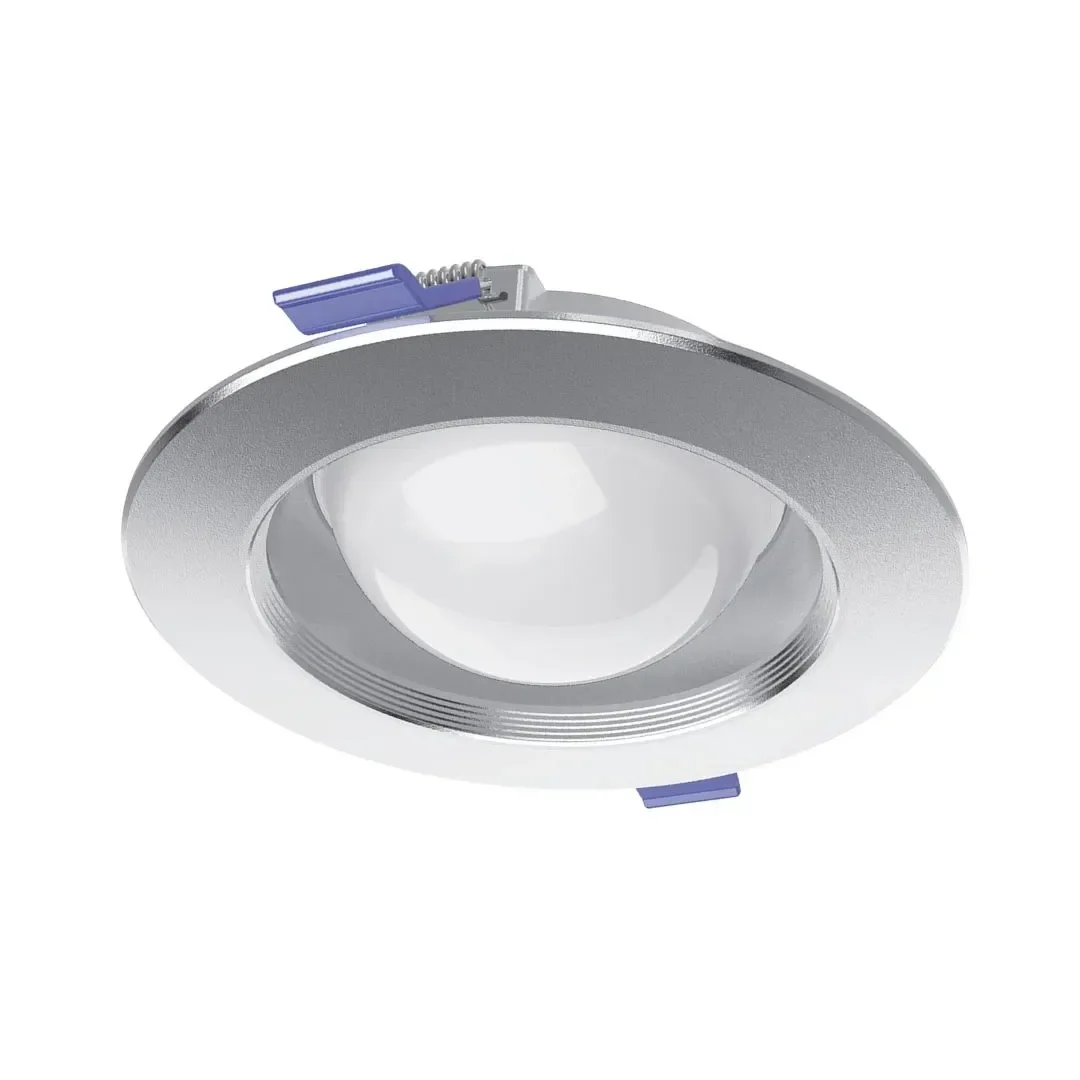 SPOT LED SATURNO PLATEADO PARA CAJA OCTAGONAL 6W LUZ CALIDA WELLMAX-SAMSUNG