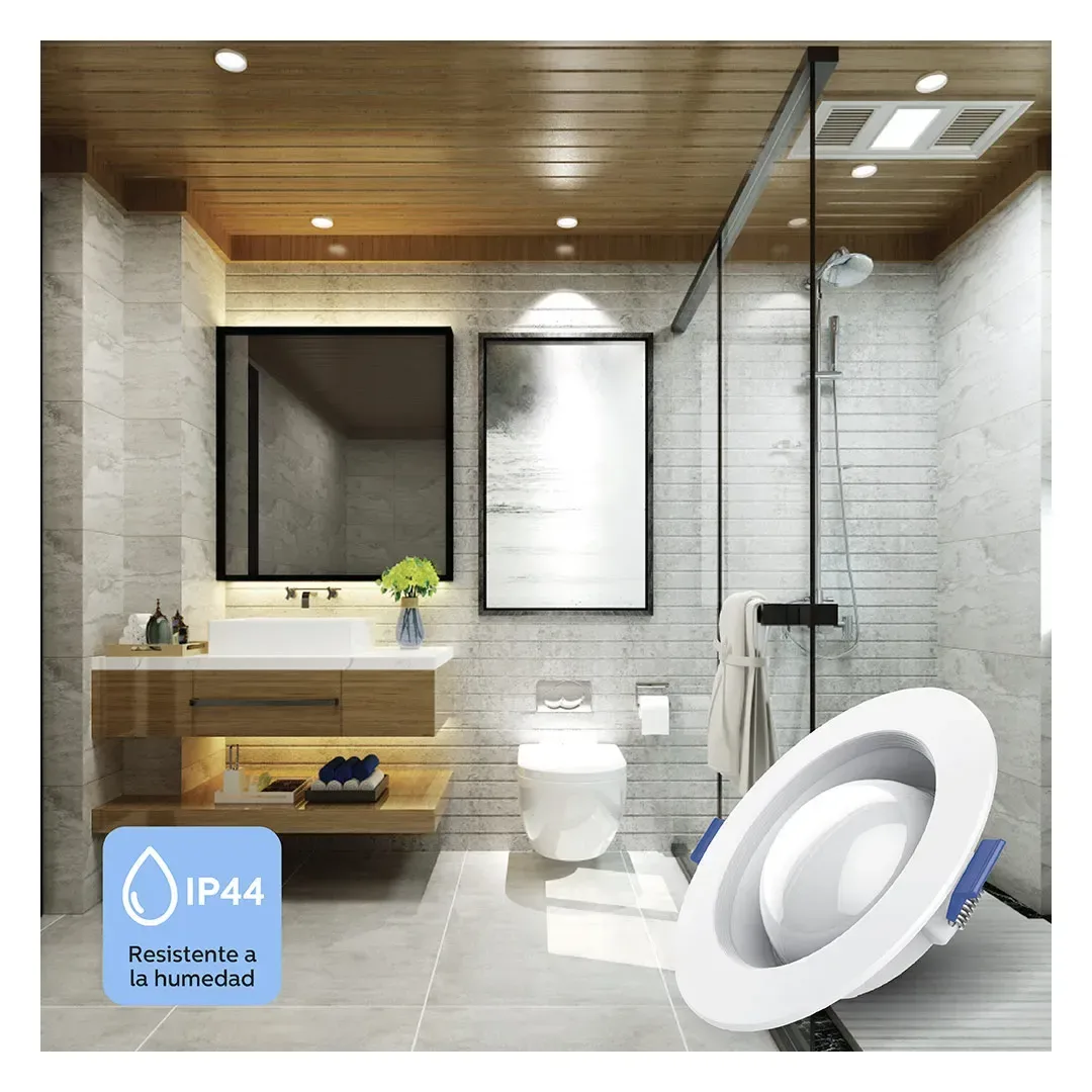 SPOT LED SATURNO BLANCO PARA CAJA OCTOGONAL 6W LUZ CALIDA WELLMAX-SAMSUNG3