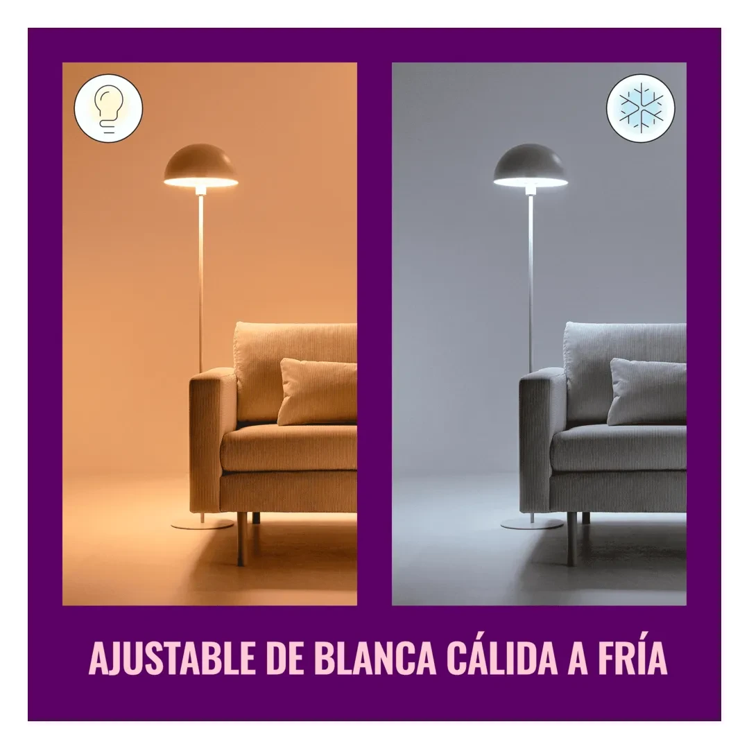 FOCO LED WIFI WIZ RGB E27 8W COLORES 806 LM PHILIPS3