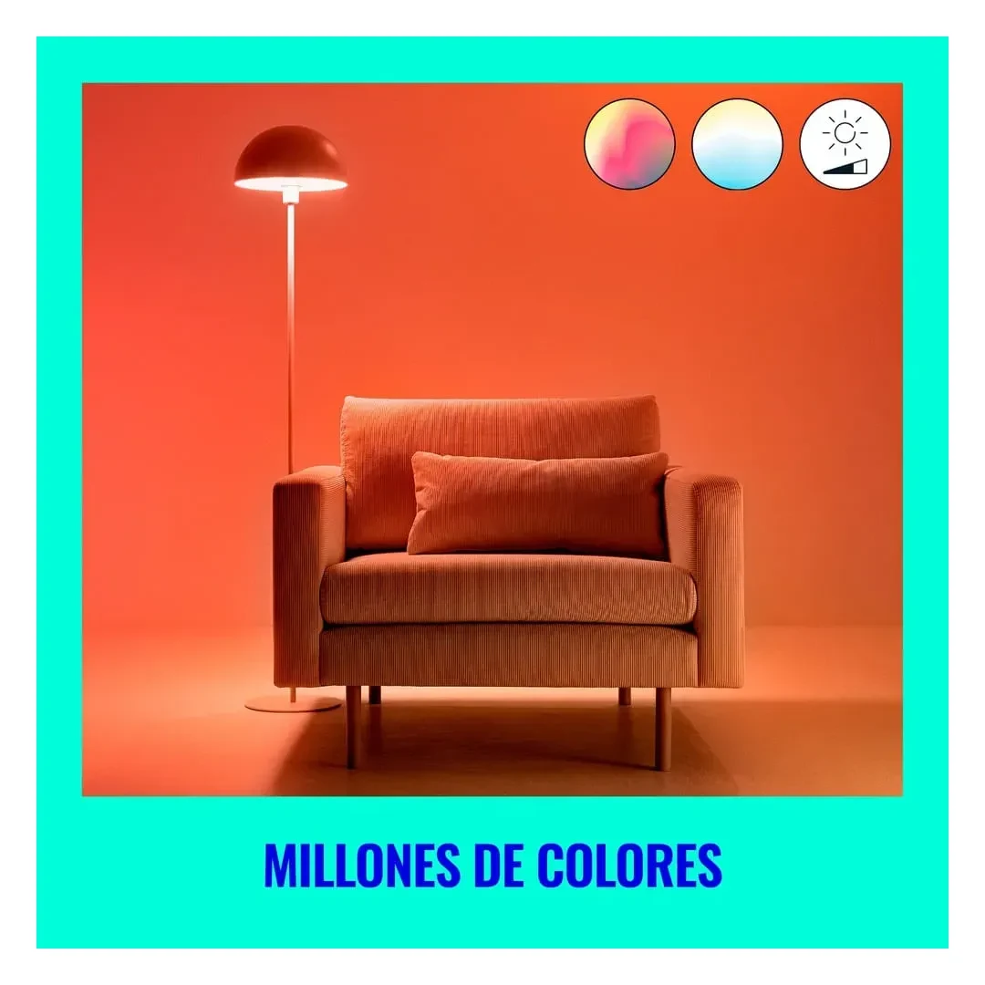 FOCO LED WIFI WIZ RGB E27 8W COLORES 806 LM PHILIPS14