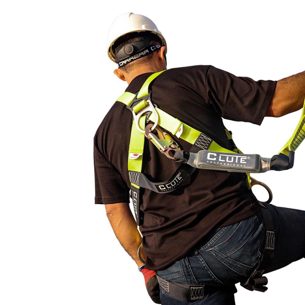 ARNES DE SEGURIDAD MODELO 3 ANILLOS CL3A EN POLIESTER AMARILLO CLUTE