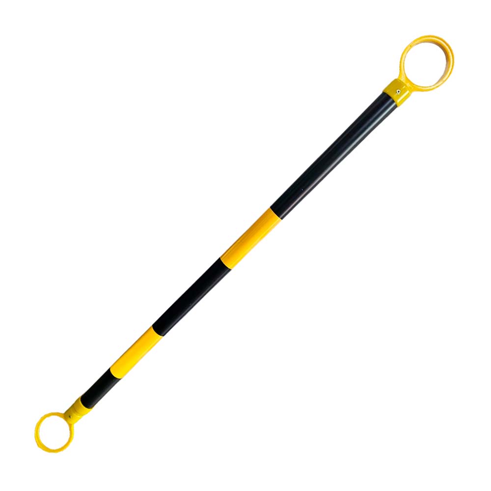 BARRA RETRACTIL AMARILLO/NEGRO GALO