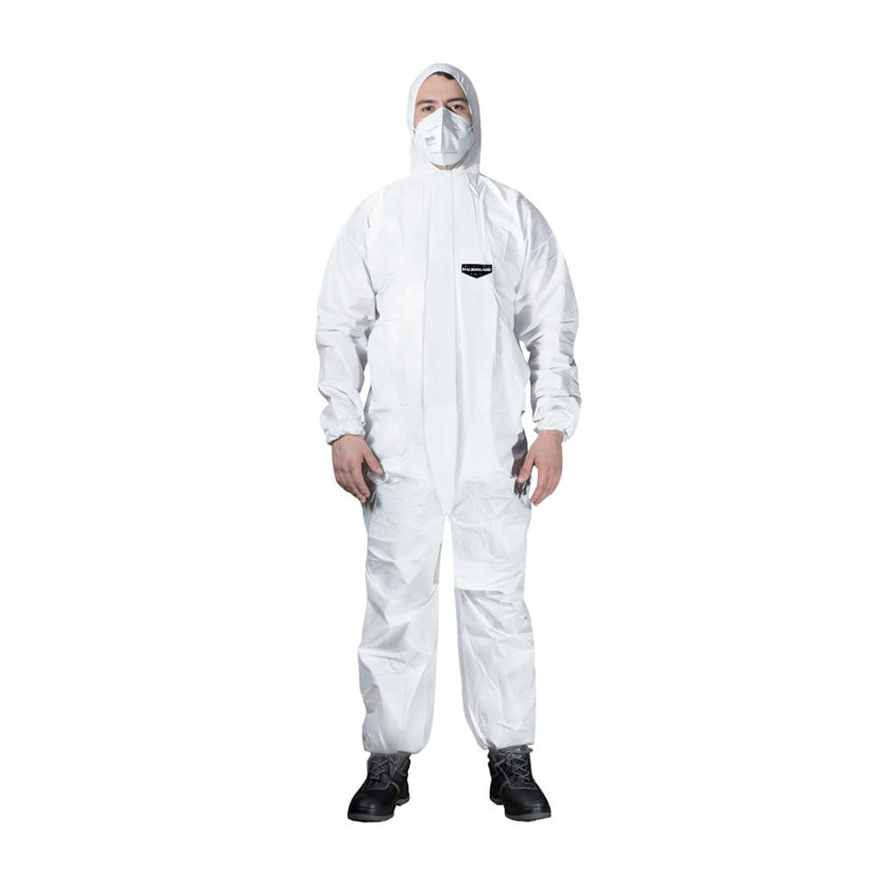 BUZO DESCARTABLE MACROGUARD BLANCO TALLA L CLUTE1