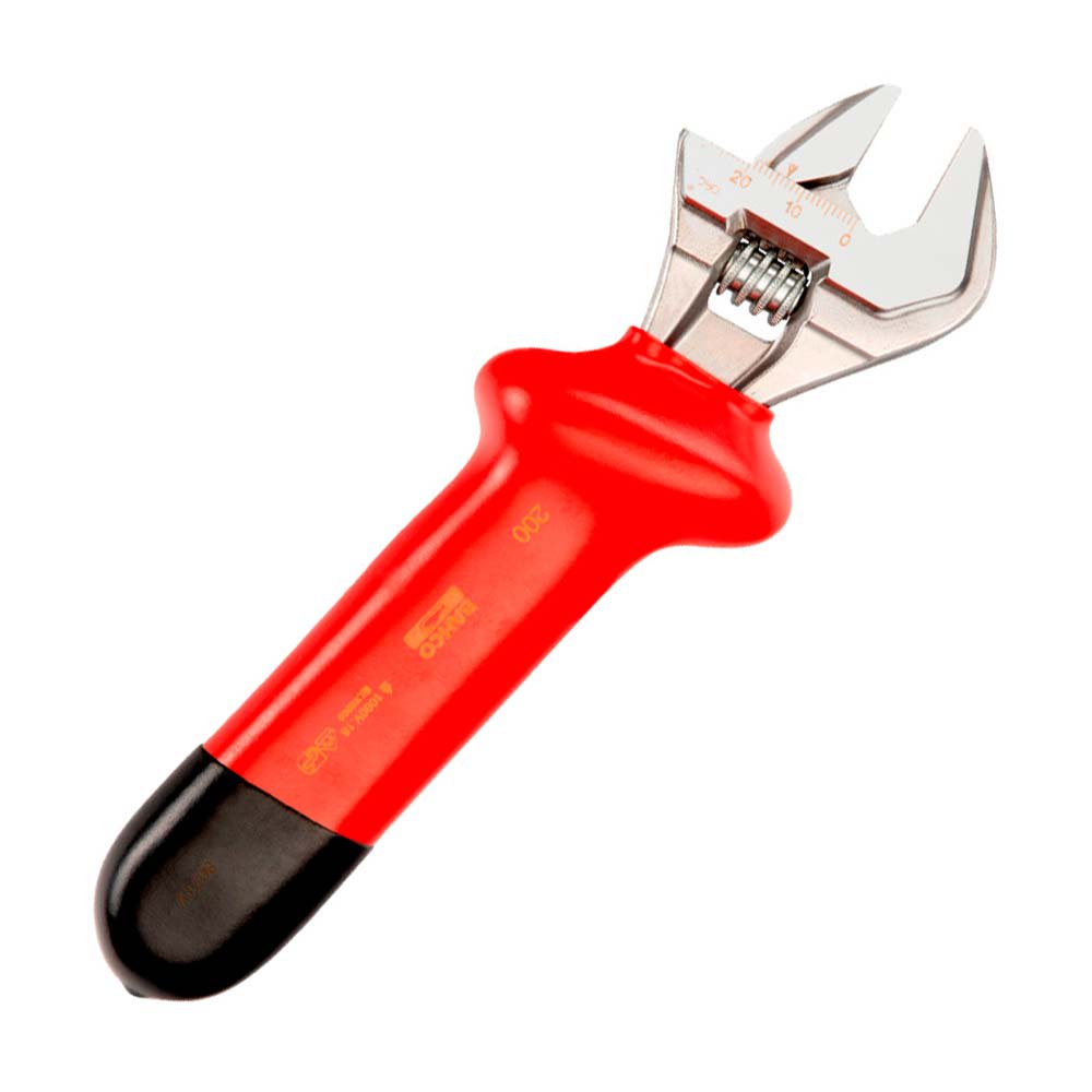 LLAVE AJUSTABLE DE ACERO MODELO 8071V DE 8 PULGADAS BAHCO