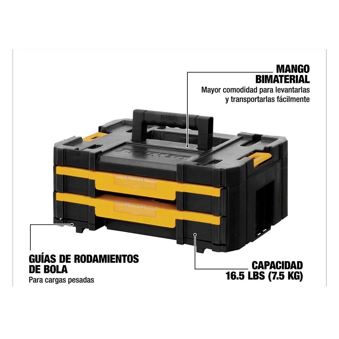 ORGANIZADOR 2 CAJONES TSTAK DEWALT2