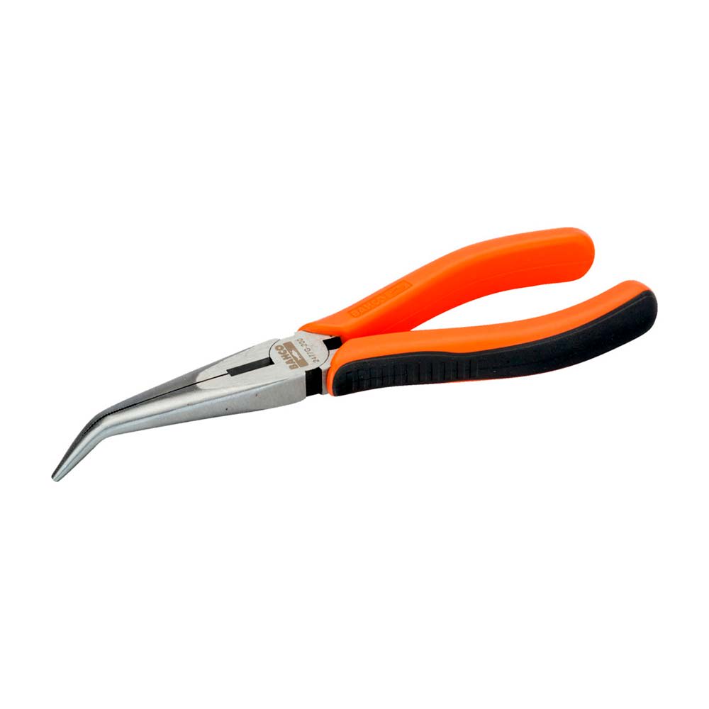 ALICATE SEMI REDONDO PUNTA CURVA DE ACERO 160MM NARANJA BAHCO