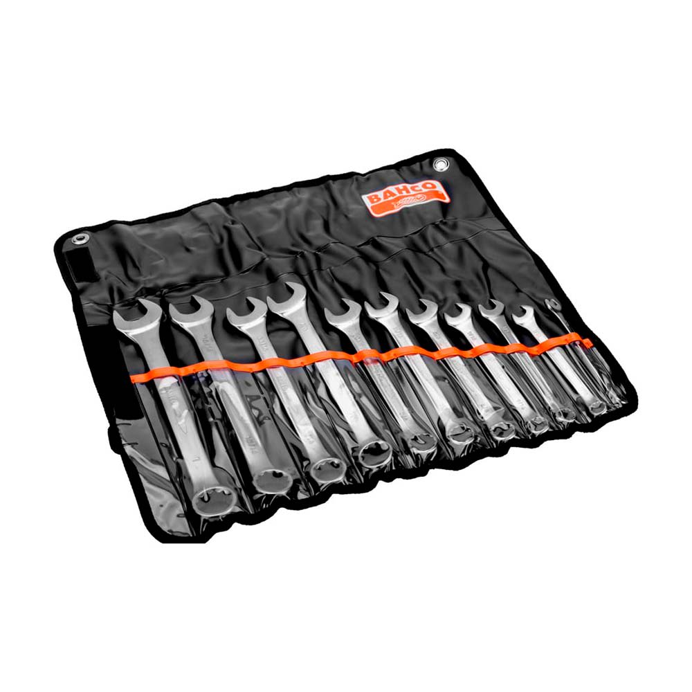 JUEGO DE LLAVE MIXTA PLANA 11 PIEZAS BAHCO1