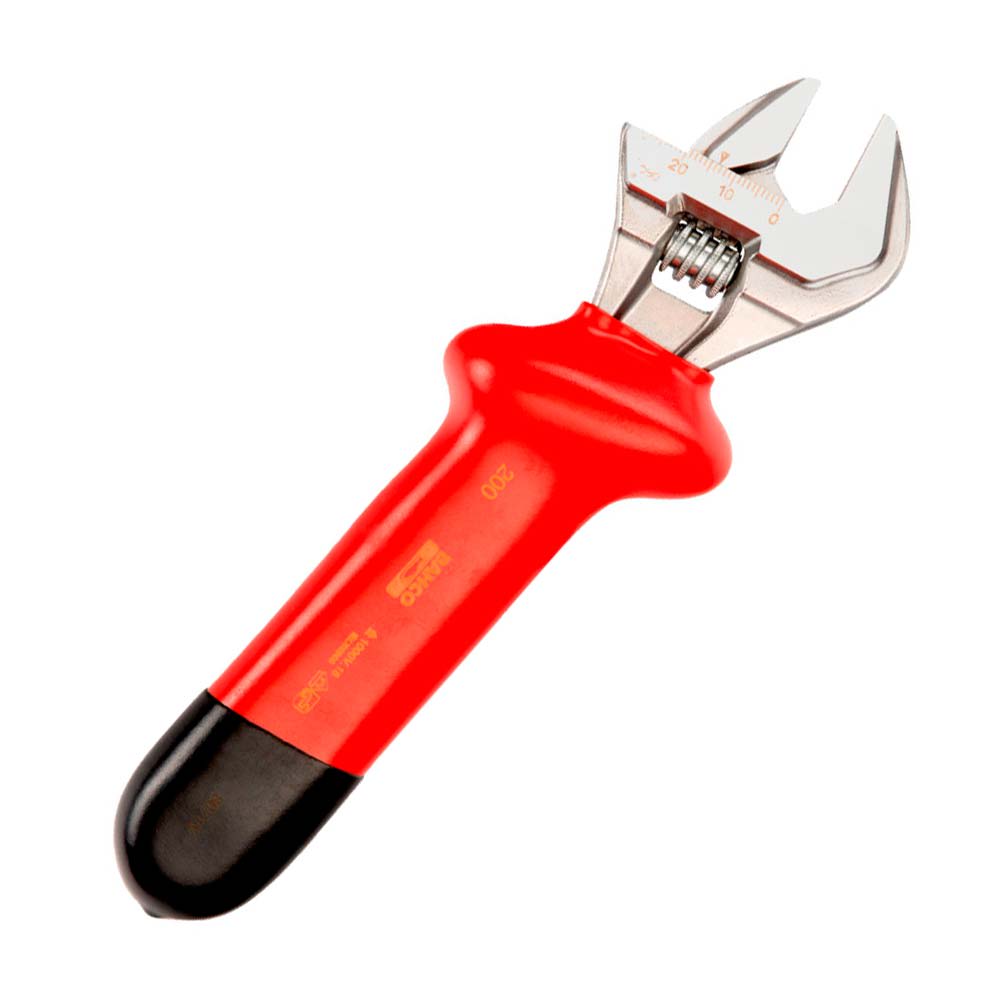 LLAVE AJUSTABLE 12'' MODELO 8073VLT CROMADA 1000V BAHCO