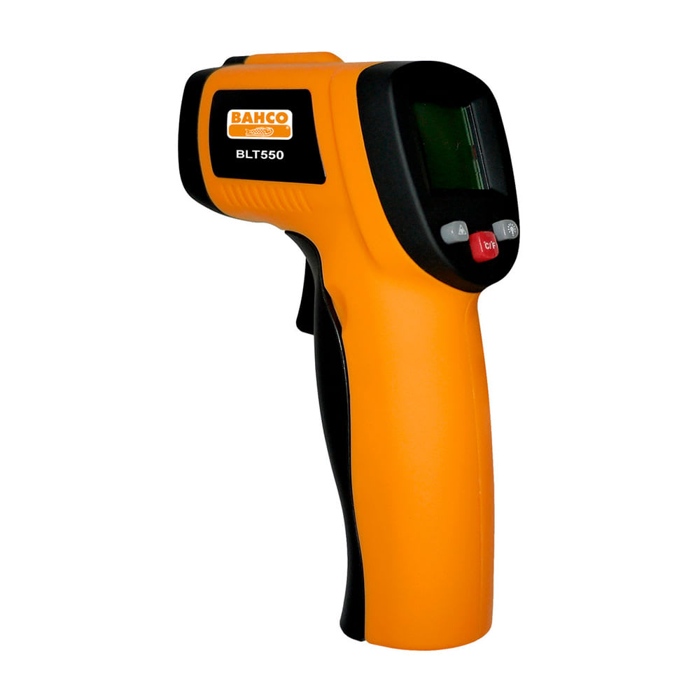 TERMOMETRO LASER MODELO BLT550 ACERO INOXIDABLE INFRARROJO NARANJA BAHCO