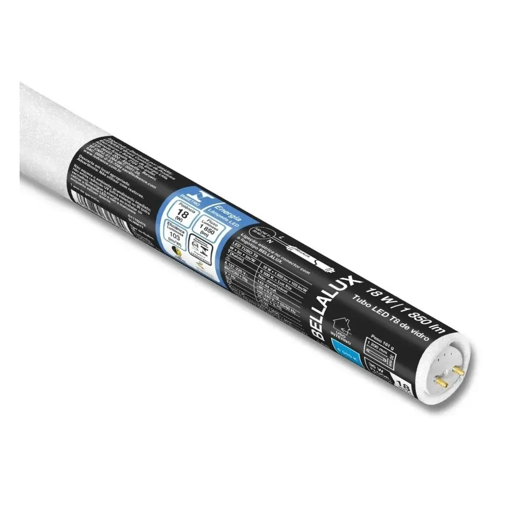 TUBO LED G13 18W LUZ FRIA BELLALUX