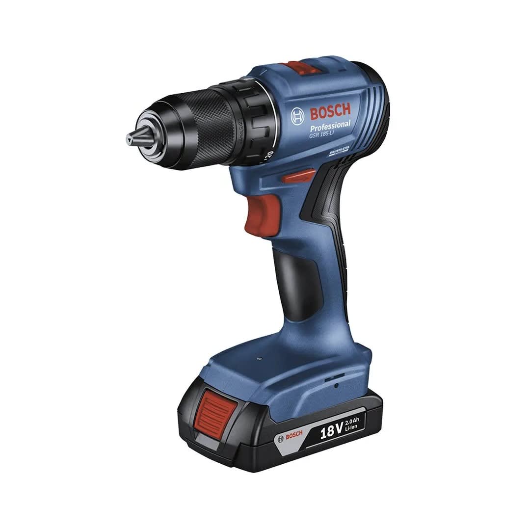 ATORNILLADOR GSR 185-LI + 2 BATERIAS + CARGADOR + MALETA BOSCH5