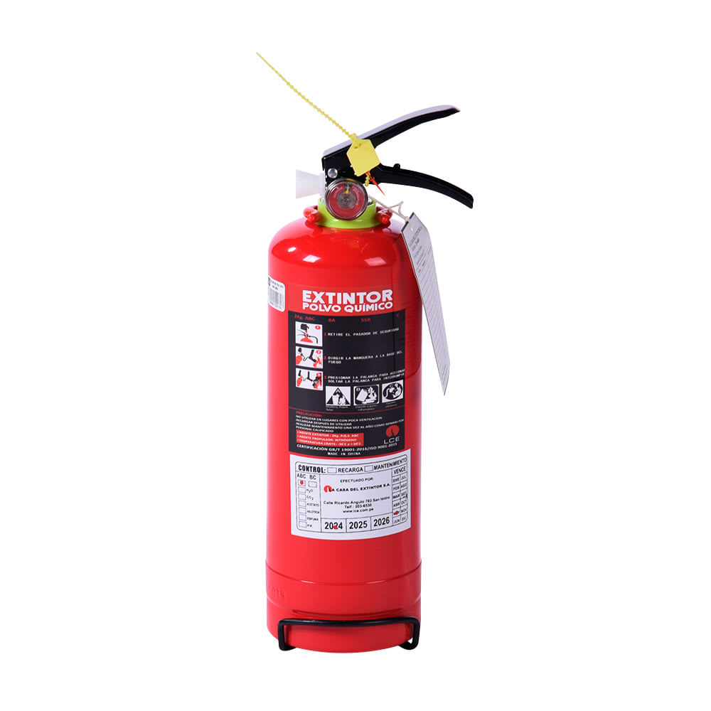 EXTINTOR PQS ABC 40% 2KG SM