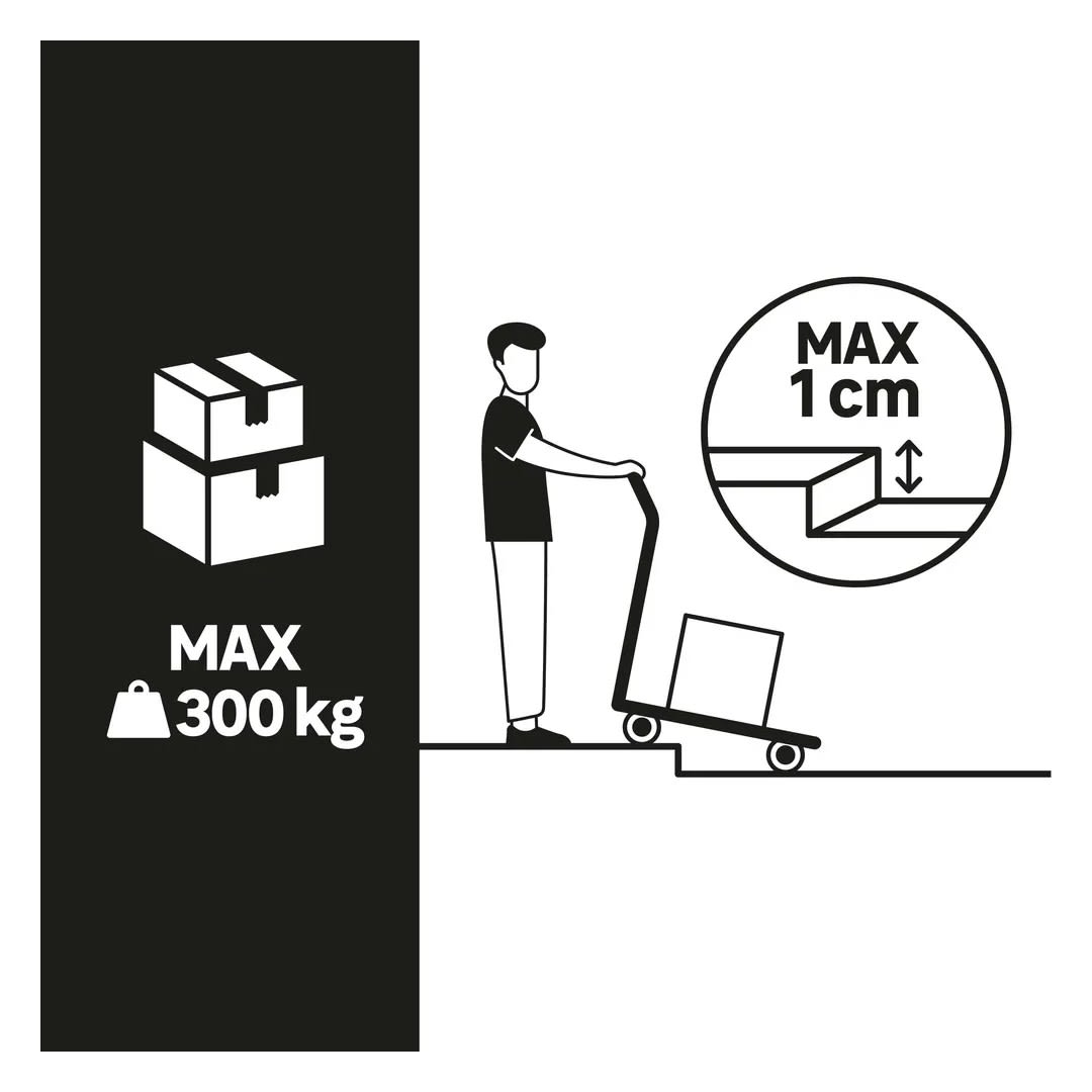 PLATAFORMA DE CARGA 300KG STANDERS10