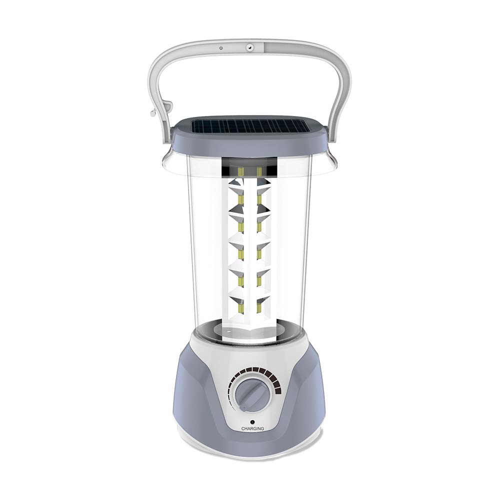LAMPARA SOLAR RECARGABLE GRIS VIDA UTIL 30000 H WERKEN