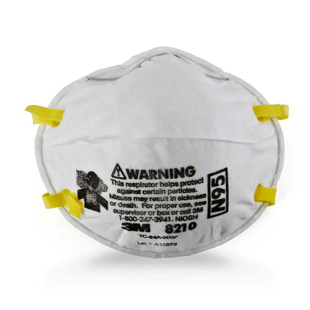RESPIRADOR POLVOS Y PARTICULAS N95 8210 X 10 UNIDADES 3M PERU1