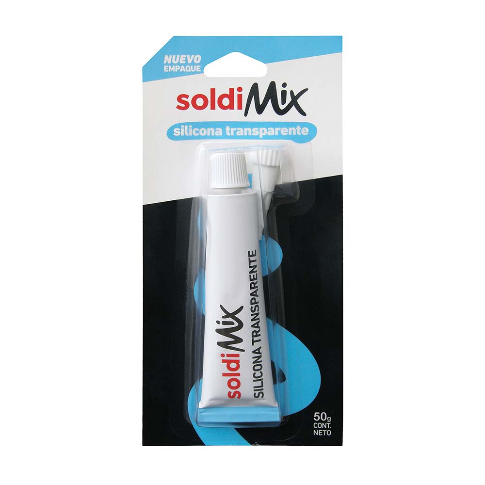 SILICONA SELLADOR TRANSPARENTE 50GR SOLDIMIX