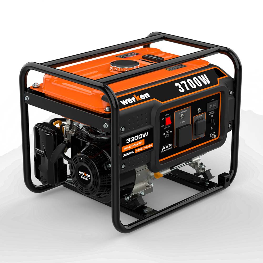 GENERADOR A GASOLINA PRO 3700W WERKEN1