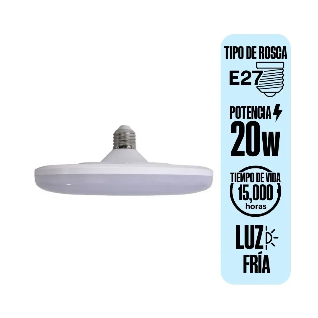FOCO LED UFO 20W LUZ FRIA ORANGE