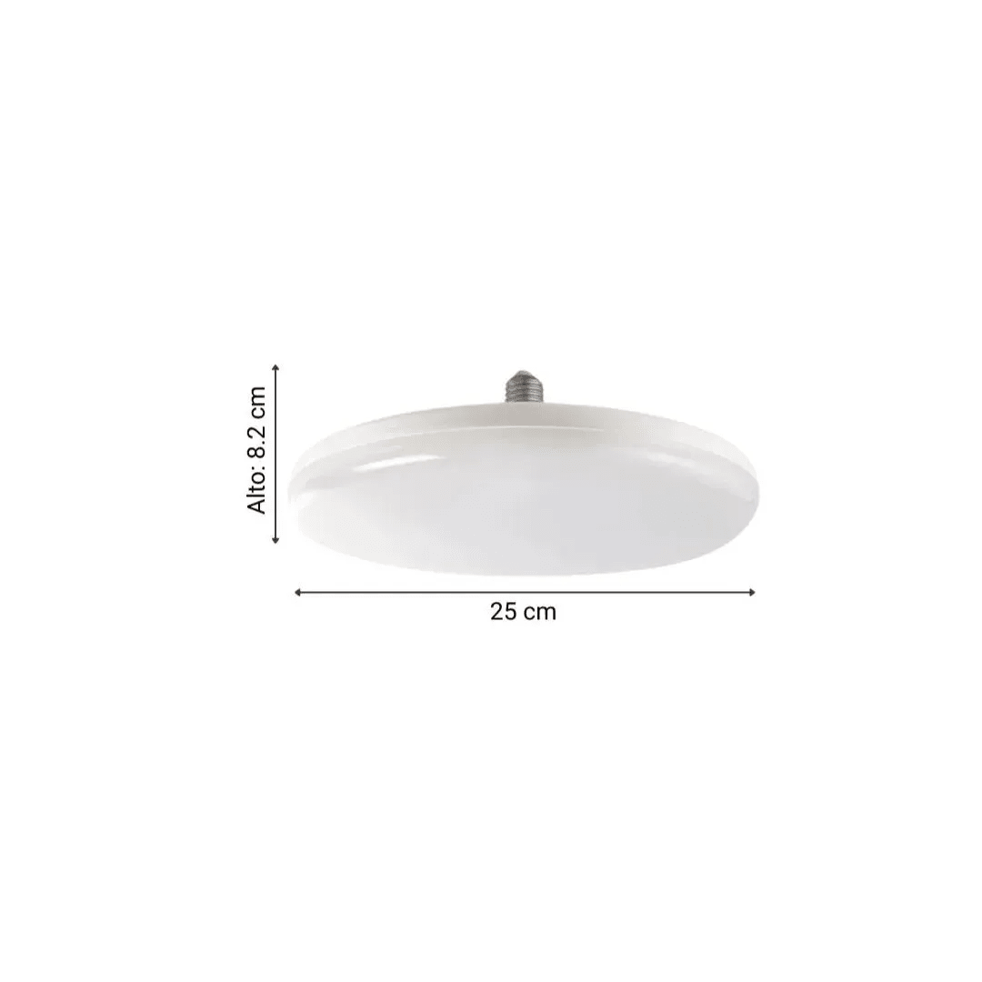 FOCO LED UFO 30W LUZ FRIA E27 ALUMINIO/PVC ORANGE2