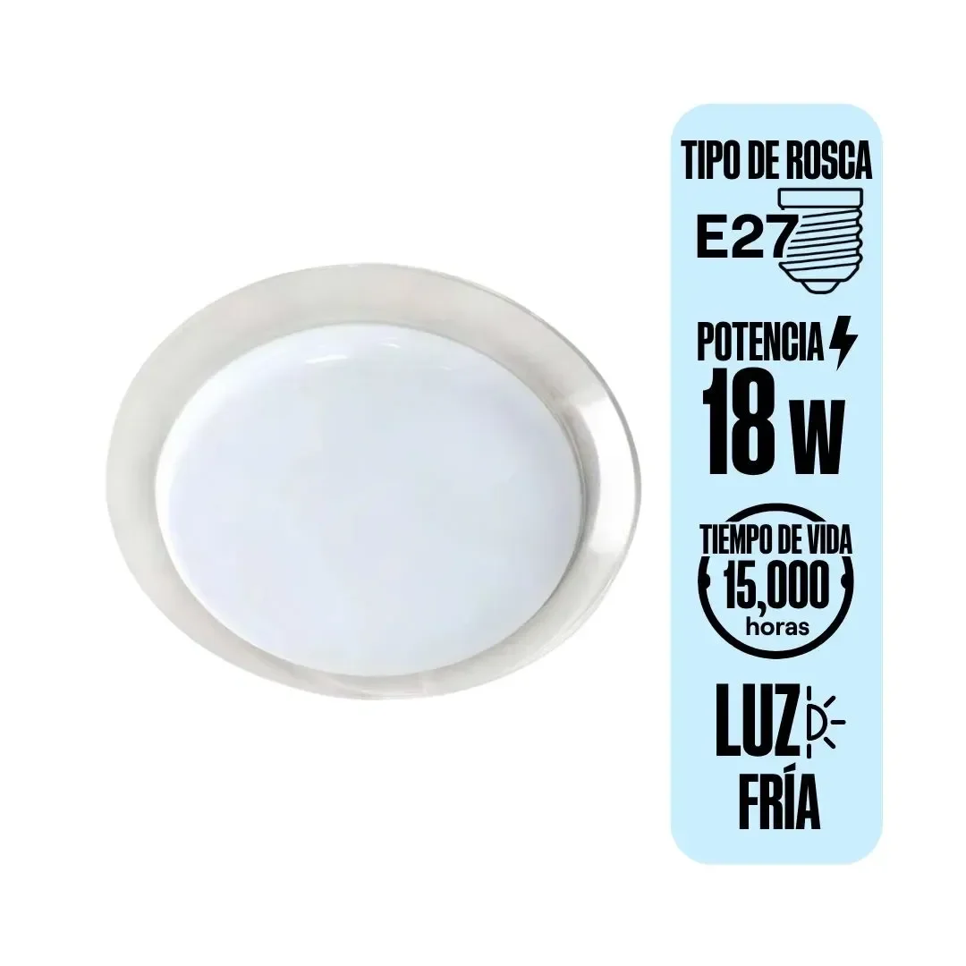 FOCO LED UFO 18W LUZ FRIA ORANGE