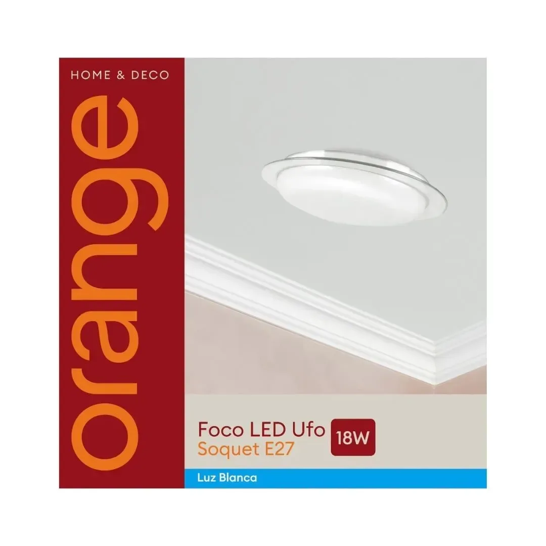 FOCO LED UFO 18W LUZ FRIA ORANGE5