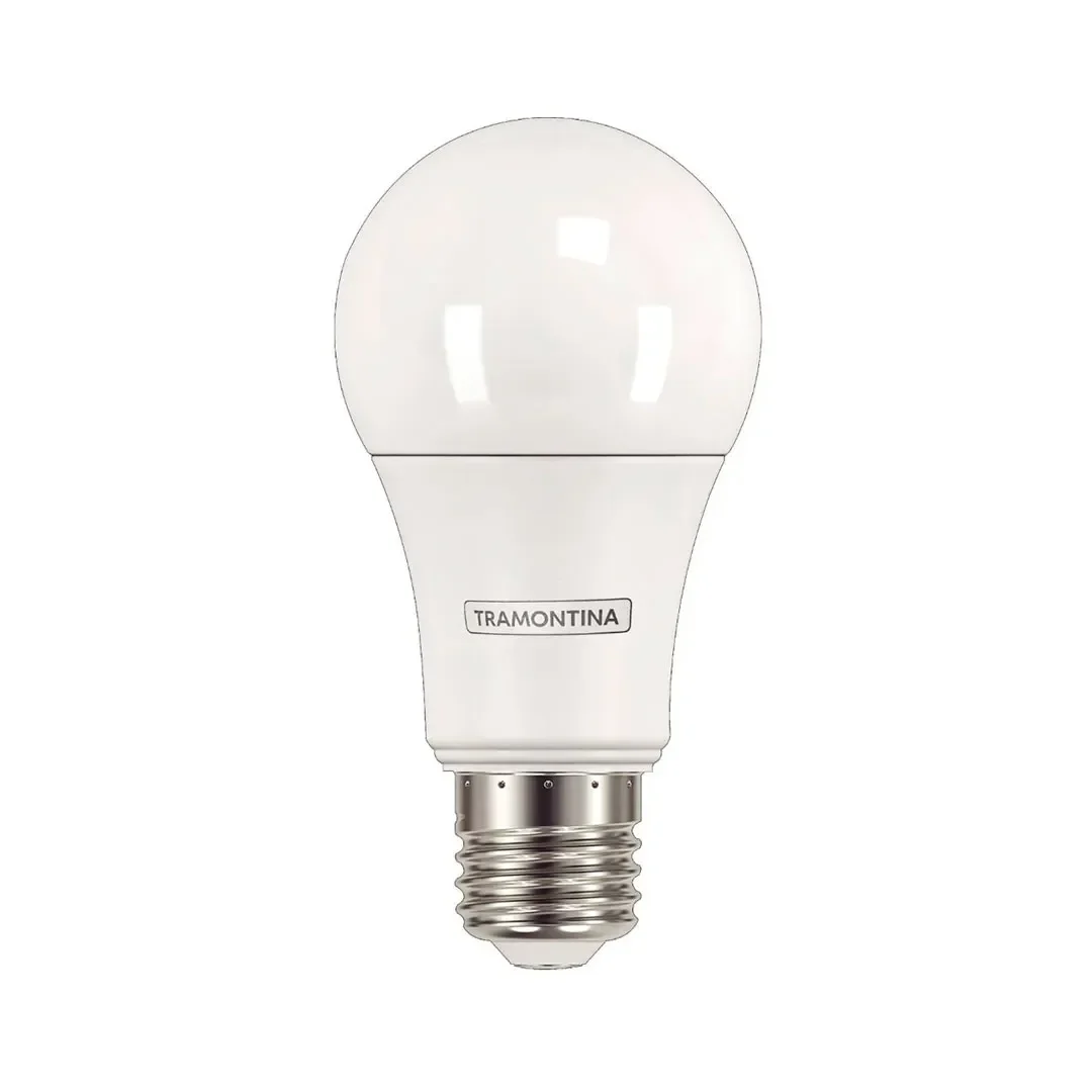 FOCO LED BULBO 3000K E27 9W LUZ CÁLIDA TRAMONTINA