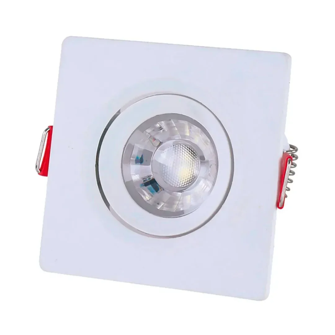 SPOT LED 6500K CUADRADO 3W LUZ FRÍA TRAMONTINA