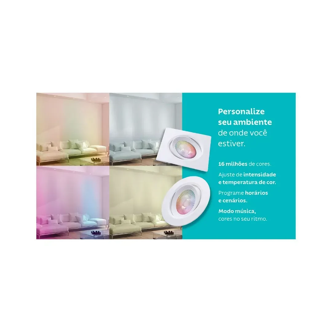 SPOT LED SMART WIFI REDONDO 5W TRAMONTINA3