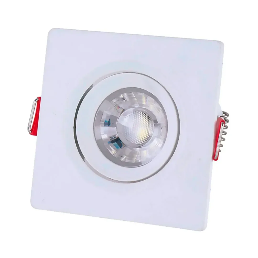 SPOT LED 3000K CUADRADO 7W LUZ CÁLIDA TRAMONTINA