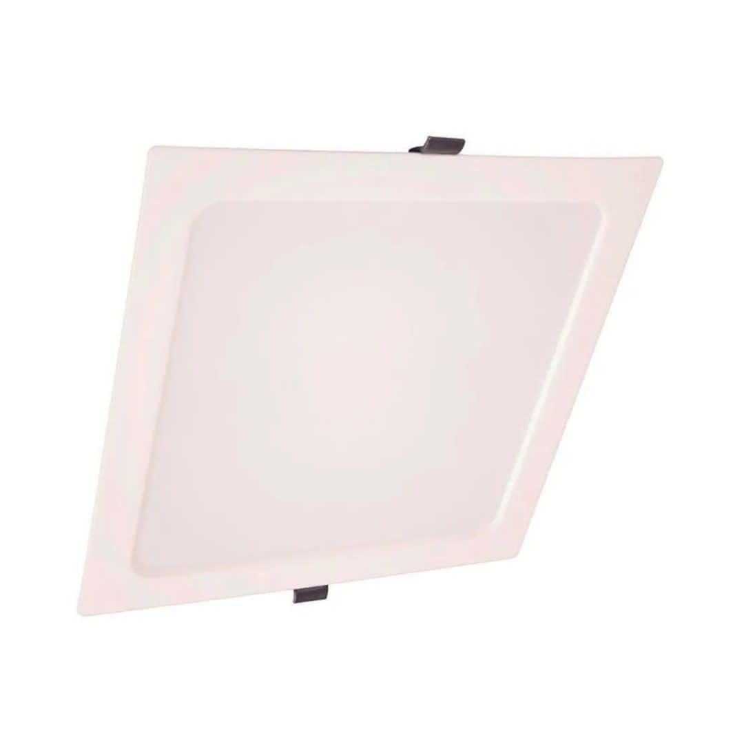 DOWNLIGHT LED CUADRADO 12W BLANCO EXCELENTE DISIPADOR DE CALOR TRAMONTINA