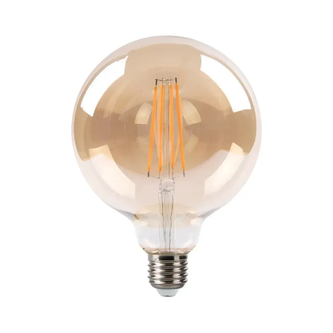 FOCO LED G125 AMBAR E27 7W LUZ CALIDA ORANGE