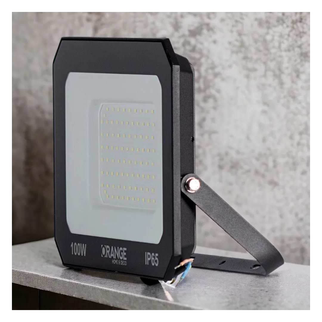 REFLECTOR LED 100W NEGRO LUZ FRIA ORANGE5
