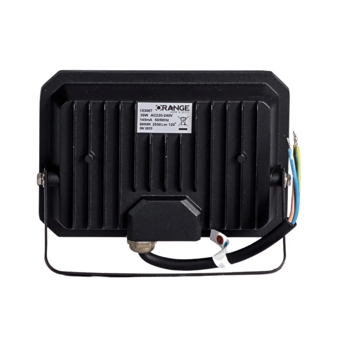REFLECTOR LED 30W NEGRO LUZ FRIA ORANGE3